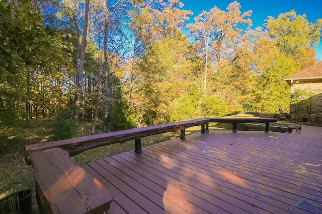 view of deck