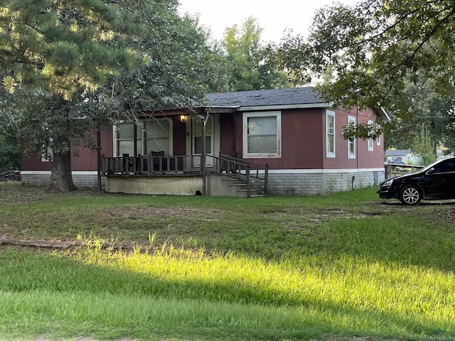 view of front facade with a porch