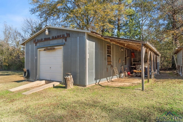 exterior space featuring a lawn