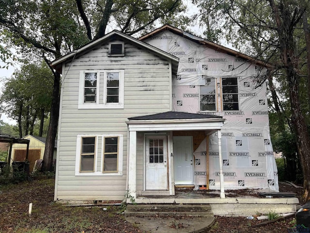 view of front of property