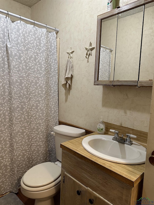 18335 Fm 1716 E, Tatum, TX 75691 - bathroom with vanity and toilet