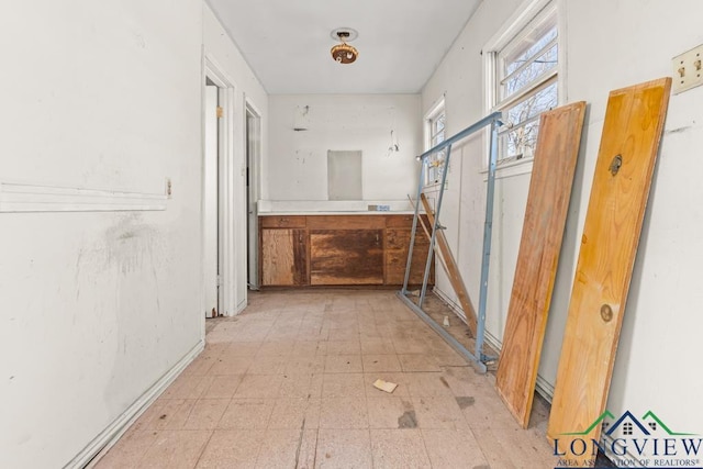 bathroom featuring tile patterned floors and vanity