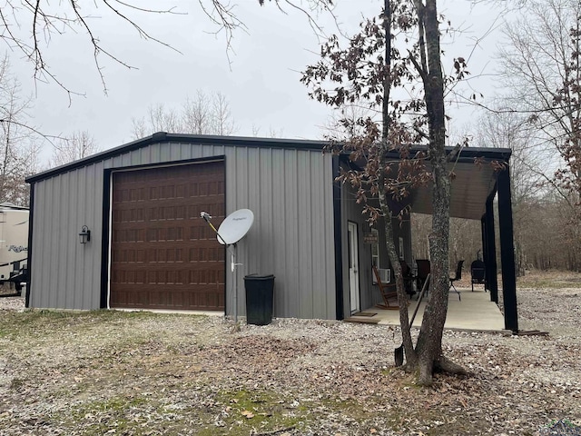 view of outbuilding with an outdoor structure