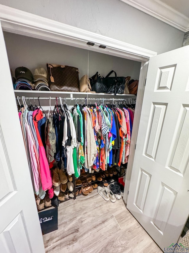 view of closet