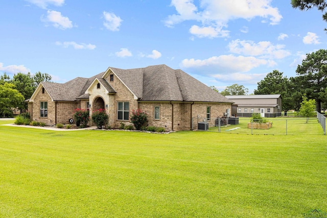 159 Jacobin Creek Dr, Gilmer, TX 75645 - view of front of home featuring brick siding and roof with shingles