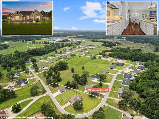 159 Jacobin Creek Dr, Gilmer, TX 75645 - drone / aerial view