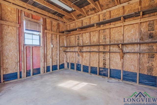 miscellaneous room with concrete flooring