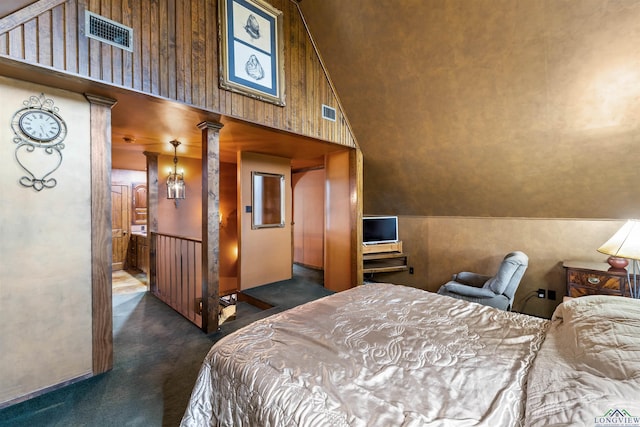 1011 Towne Lake Dr, Longview, TX 75601 - bedroom featuring carpet flooring and a towering ceiling