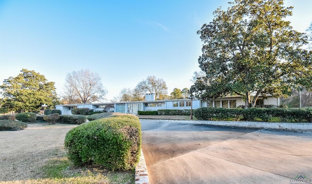 view of ranch-style home