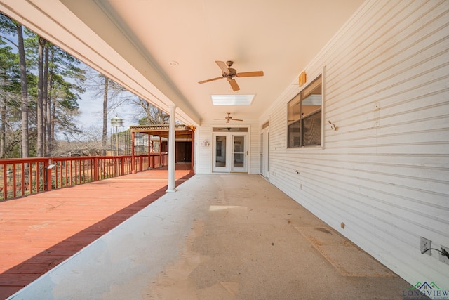807 Vicksburg Ct, Longview, TX 75601 - view of patio featuring ceiling fan