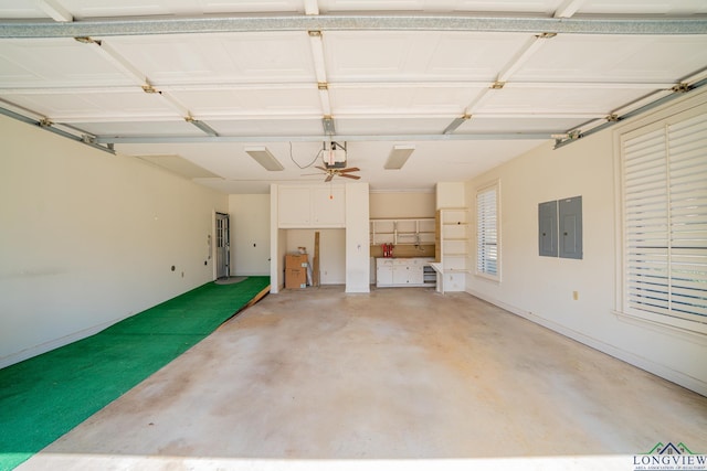 807 Vicksburg Ct, Longview, TX 75601 - garage with electric panel and a garage door opener