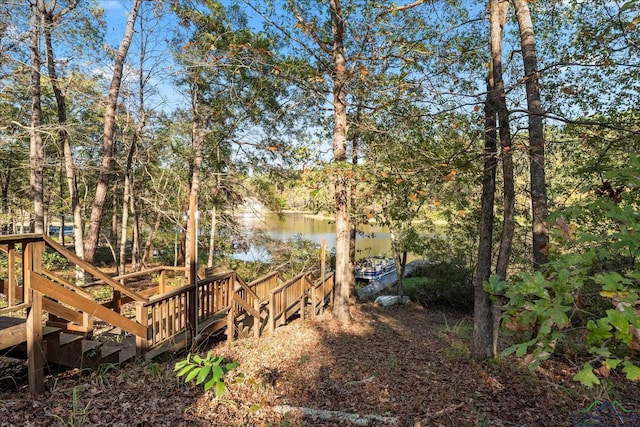 1483 County Road 1596, Avinger, TX 75630 - view of yard featuring a water view