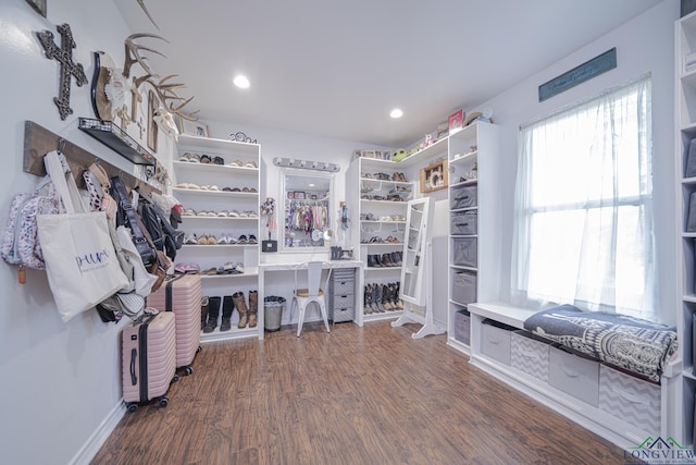 322 Roy Green Rd, Longview, TX 75602 - walk in closet with wood finished floors