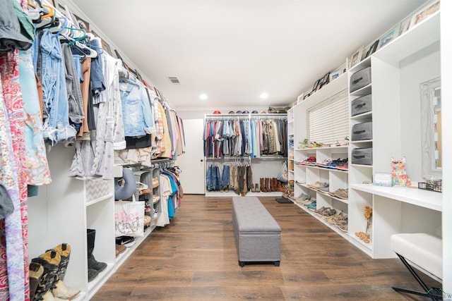 322 Roy Green Rd, Longview, TX 75602 - spacious closet featuring wood finished floors