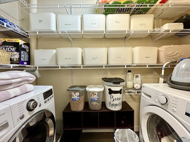 laundry area featuring washer / dryer