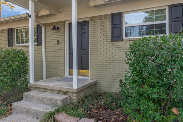 view of entrance to property