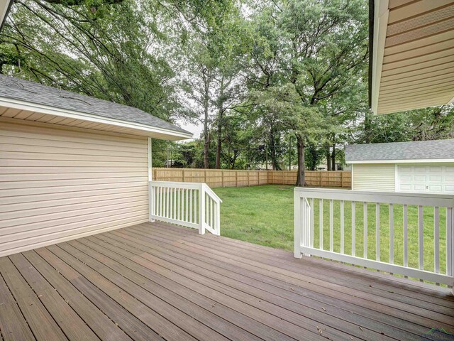 3902 Hazel St, Texarkana, TX 75503 - wooden terrace with an outdoor structure