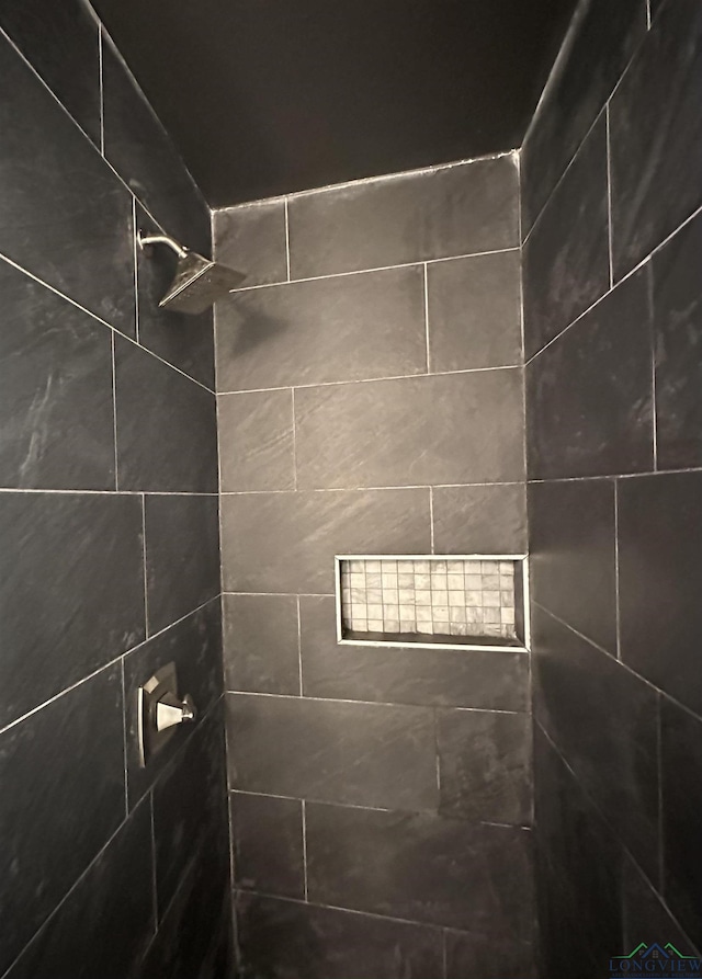 1407 E US-80, White Oak, TX 75693 - bathroom view of a tile shower