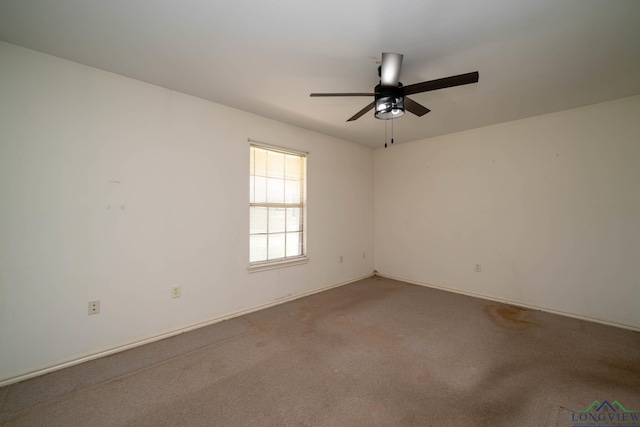 620 County Road 3332, Omaha, TX 75571 - empty room with a ceiling fan and carpet
