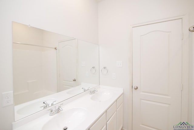 1146 Mission Creek Dr, Longview, TX 75601 - bathroom with double vanity
