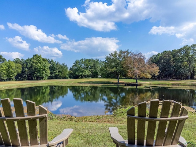 view of water feature