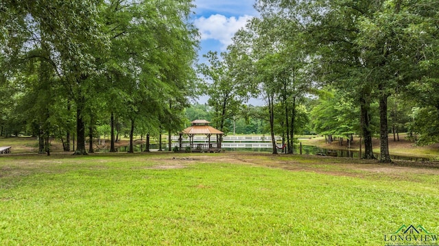 1882 County Road 3000, Joaquin, TX 75954 - view of yard with a gazebo