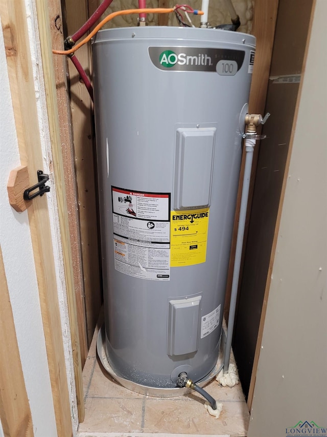 utilities with electric water heater