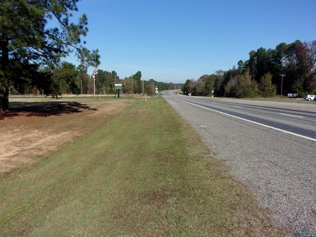 view of road