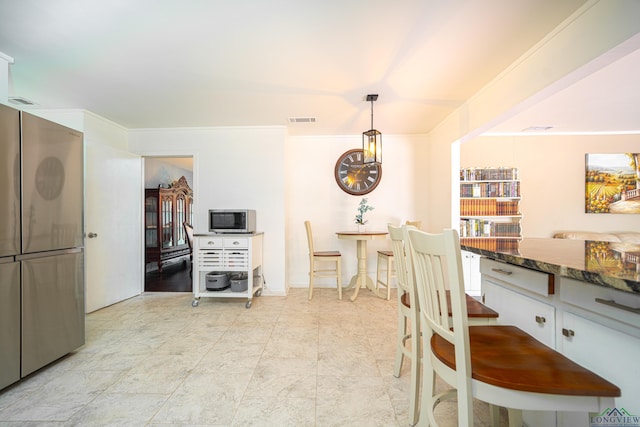 view of dining area