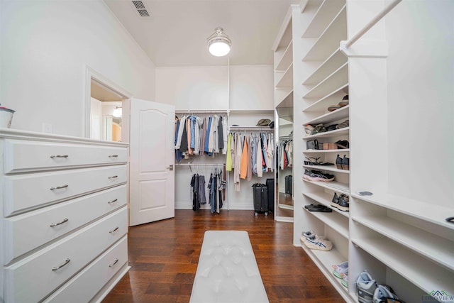 108 Fountainebleau Ave, Longview, TX 75605 - spacious closet with dark wood-type flooring