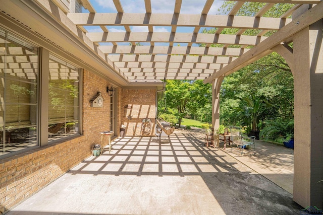 108 Fountainebleau Ave, Longview, TX 75605 - view of patio / terrace featuring a pergola