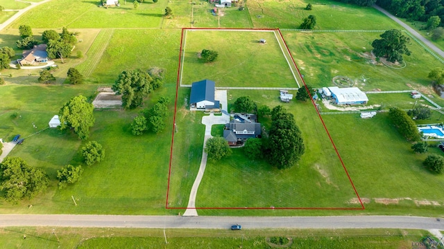 4300 Willow Bnd, Longview, TX 75602 - aerial view of property and surrounding area featuring property boundaries highlighted