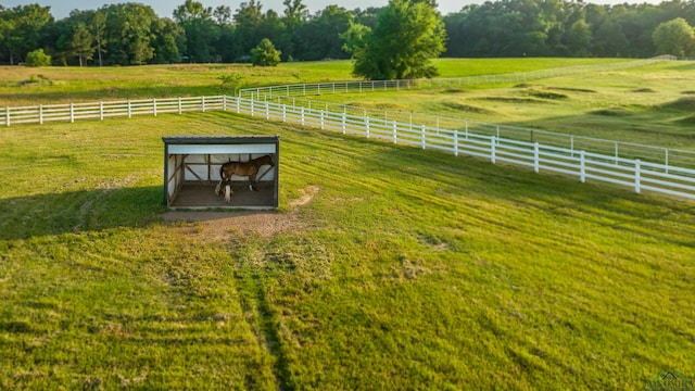 4300 Willow Bnd, Longview, TX 75602 - view of yard featuring a view of rural / pastoral area