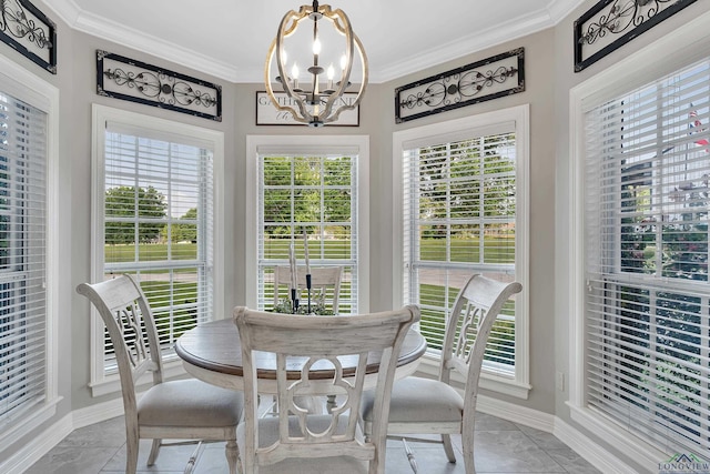 4300 Willow Bnd, Longview, TX 75602 - sunroom / solarium featuring a chandelier and plenty of natural light