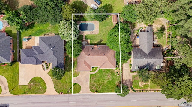 3714 Bill Owens Pkwy, Longview, TX 75605 - aerial view of residential area with property boundaries highlighted