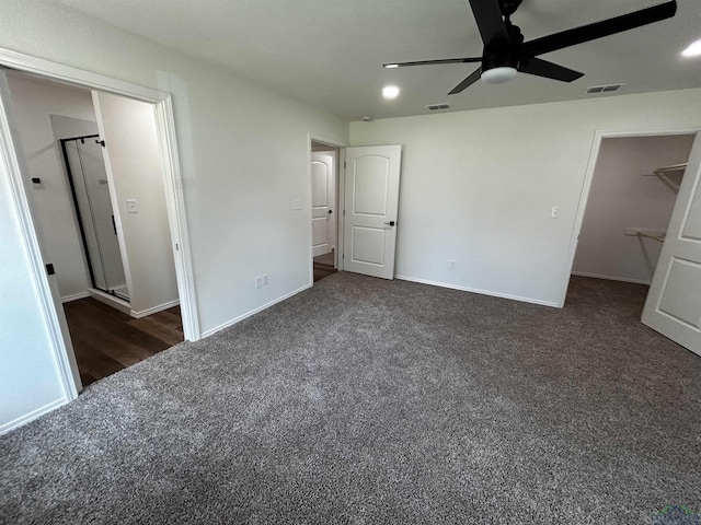 115 Alta St, Longview, TX 75604 - unfurnished bedroom with carpet, a ceiling fan, and baseboards