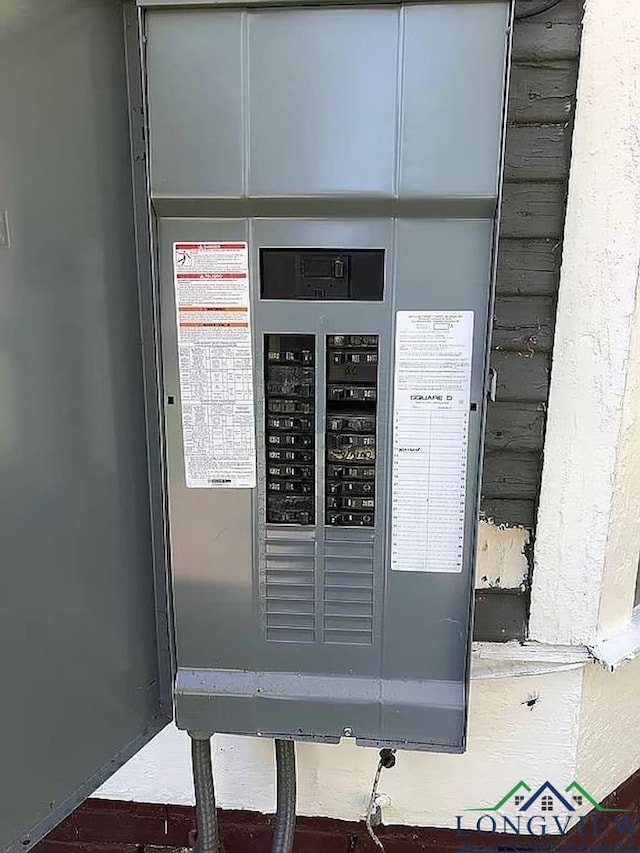 utility room with electric panel