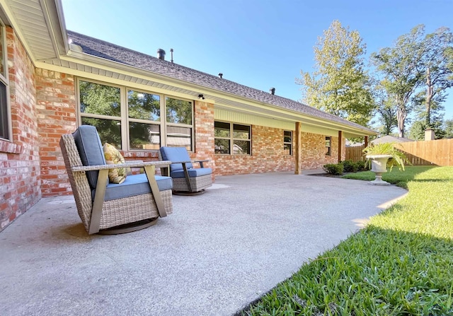 view of patio