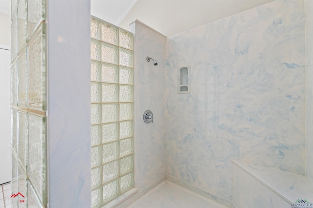3408 Airline Rd, Longview, TX 75605 - bathroom with a tile shower