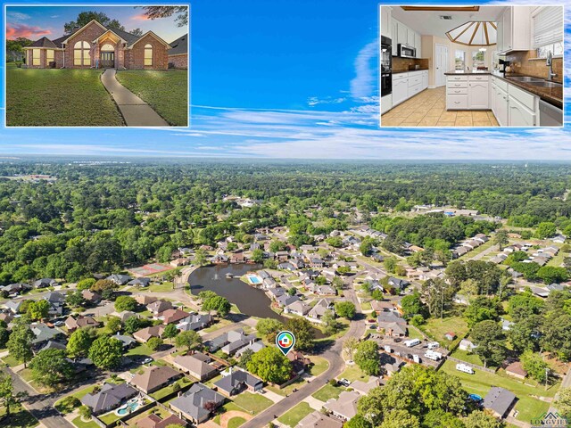 504 Lakewood Dr, Longview, TX 75604 - bird's eye view with a residential view