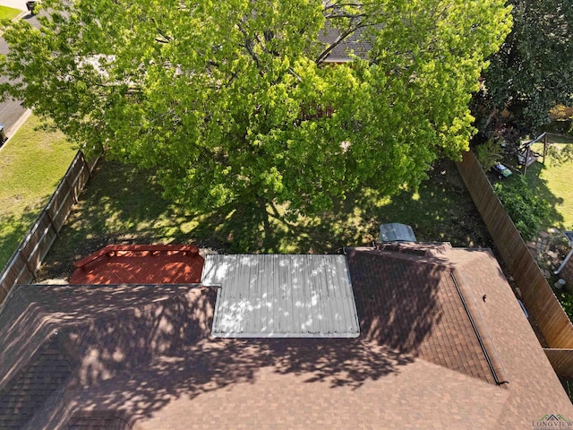 504 Lakewood Dr, Longview, TX 75604 - entry to storm shelter with a fenced backyard
