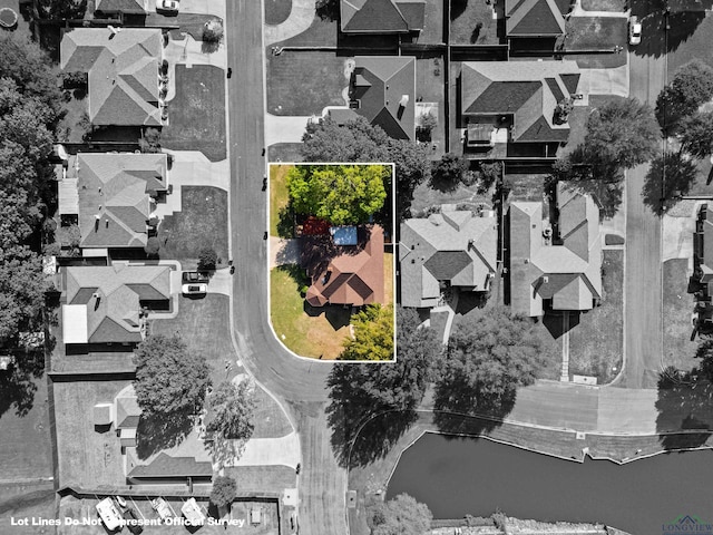 504 Lakewood Dr, Longview, TX 75604 - drone / aerial view featuring a residential view
