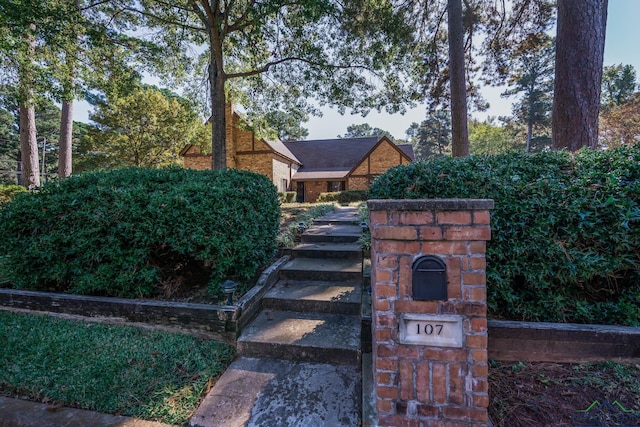 view of front of home