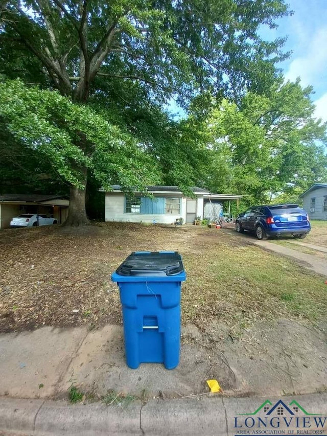 view of ranch-style home