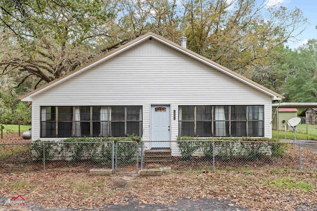 view of bungalow-style house