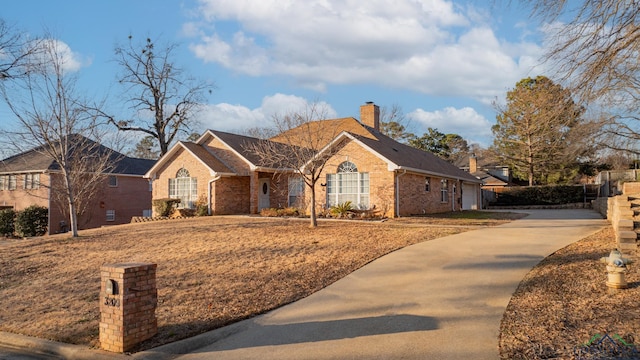 view of ranch-style house