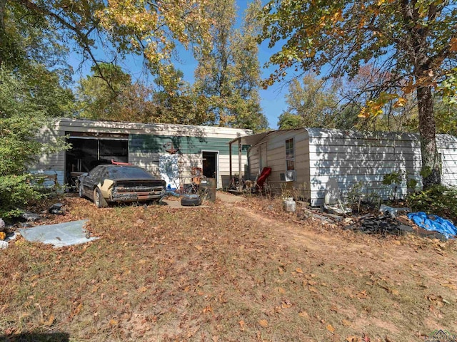 view of back of property