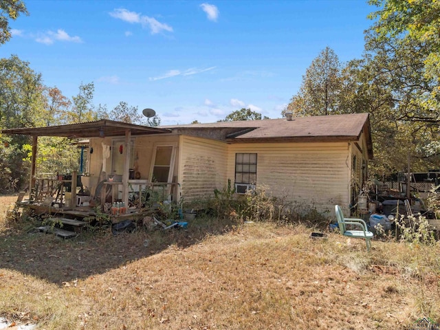 view of rear view of property