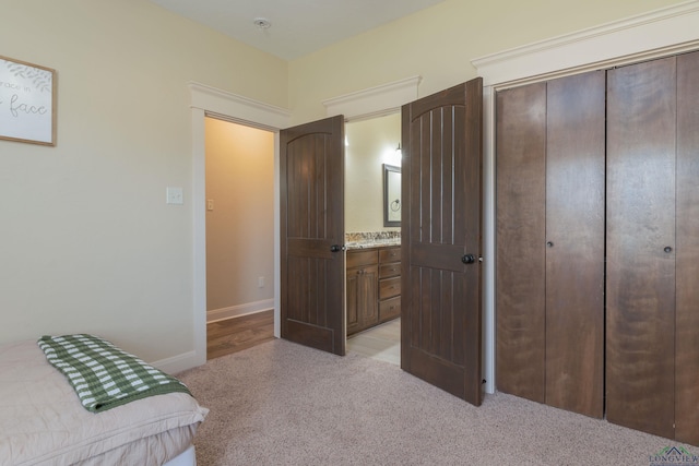 sitting room with light colored carpet