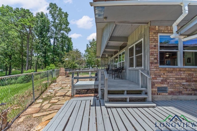 620 Shadywood Ln, Avinger, TX 75630 - view of deck